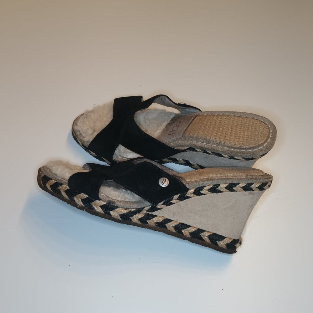 UGG Sherpa Espadrille Wedge